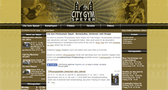 Desktop Screenshot of city-gym.net