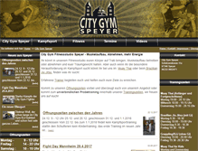 Tablet Screenshot of city-gym.net